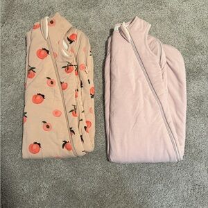 Kyte BABY Peach and Pink Kids Pajamas Sleep Sacks